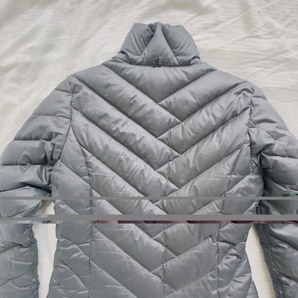 Patagonia Women’s Gray Down Puffer Coat – Size XS – Style 28407FA17 Longline - Picture 11 of 13